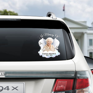 Custom Photo In Memory Of Car Window Decal Sticker Memorial Gift For Family CH07 910210
