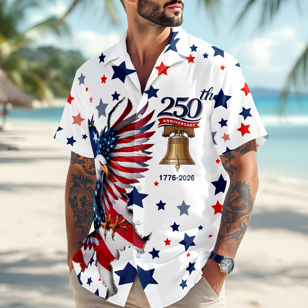 Personalized American 250th Anniversary Hawaiian Shirt CH07 910940