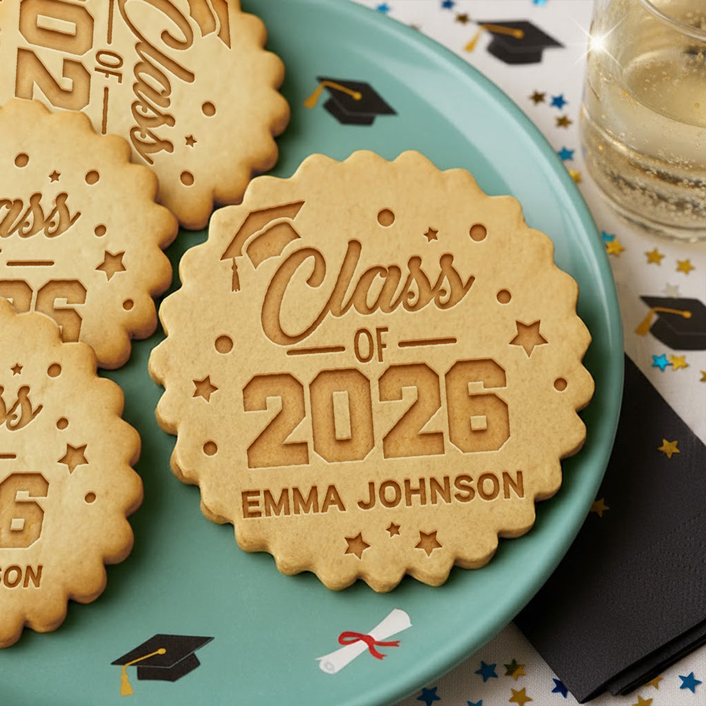 Custom Name Class of 2026 Cookie Stamp Graduation Party Gift CH07 910746