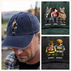 Custom Photo Name Dog Cat Career Uniforms Washed Denim Baseball Cap For Dog Pet Lover HA75 897606