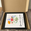 Personalized Mom's Garden Family Birth Flower Picture Frame Gift For Mom, Grandma, Family HA75 920694