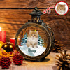 Custom Photo Christmas Candlelight Lantern Ornament For Cat Lovers HA75 897518