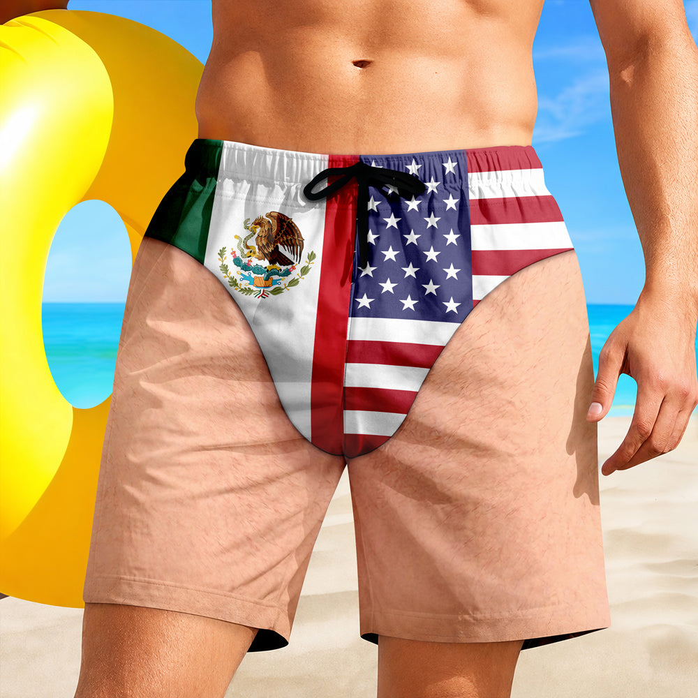 Custom Funny Patriotic Country Flag - Chill Beach Short, Summer Vibes LM32 669461