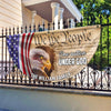 Custom Family Name We The People America Non-Pleated Fan Flag TH10 896439