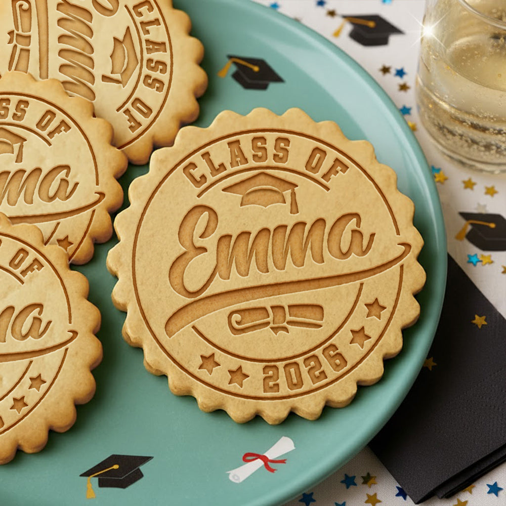 Custom Name Class of 2026 Cookie Stamp Graduation Party Gift CH07 910748