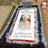 Personalized In Loving Memory Grave Blanket for Loss of Loved Ones in Heaven LM32 897513