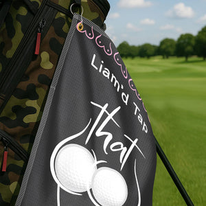 Personalised I'd Tap That Golf Towel Gift for Golf Lovers LM32 897671