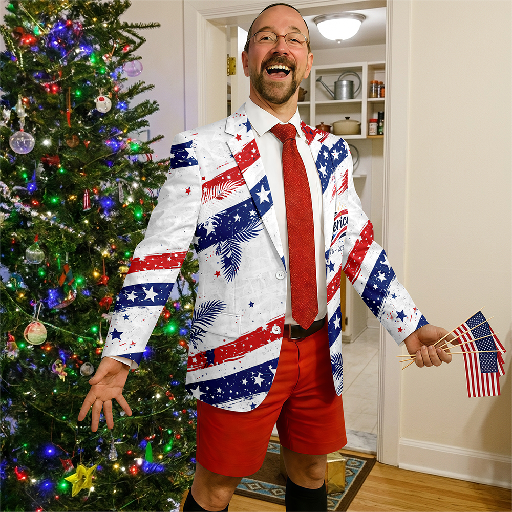 America 250 Years Semiquincentennial 1776-2026 Men's Suit CH07 911032