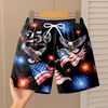 250 Years 1776 - 2026 Patriotic Eagle Beach Short HA75 921052