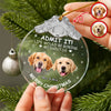 Custom Dog Face Life Would Be Boring Without Me Metal Top Glass Ornament HO82 894694