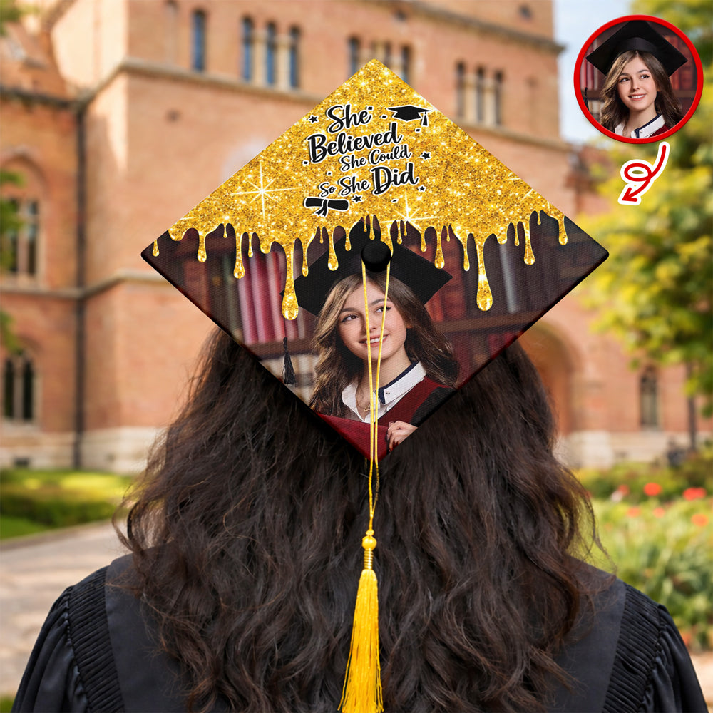 Custom Photo The Best Is Yet To Come Graduation Cap TH10 898957