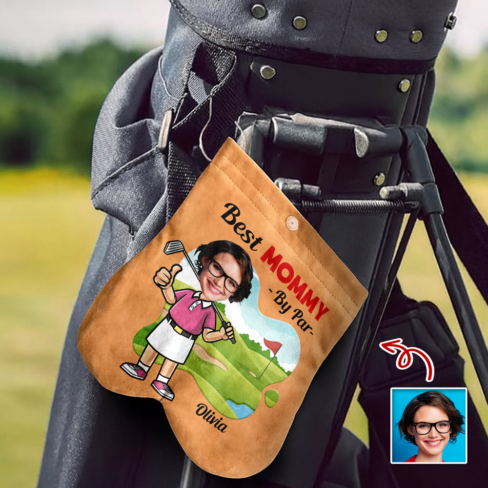 Personalized Best Dad By Par Golf Ball Bag Sack Father’s Day Gift HO82 902466
