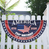 Custom Family Name America 250 Birthday 1776-2026 Non-Pleated Fan Flag TH10 898019