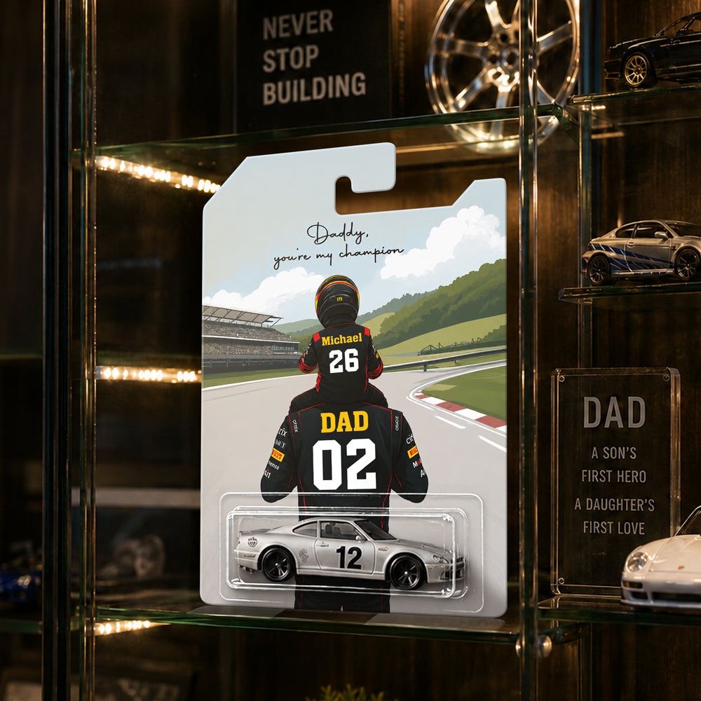 Personalized Daddy You're My Champion Wheels Gift For Father's Day TH10 170033