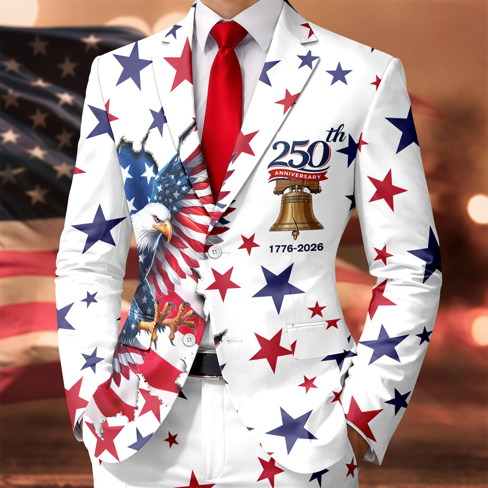 Personalized American 250th Anniversary 1776-2026 Men's Suits CH07 911154