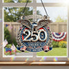 Custom Family Name USA Eagles 250th Anniversary Semiquincentennial 1776-2026 Acrylic Suncatcher CH07 910860