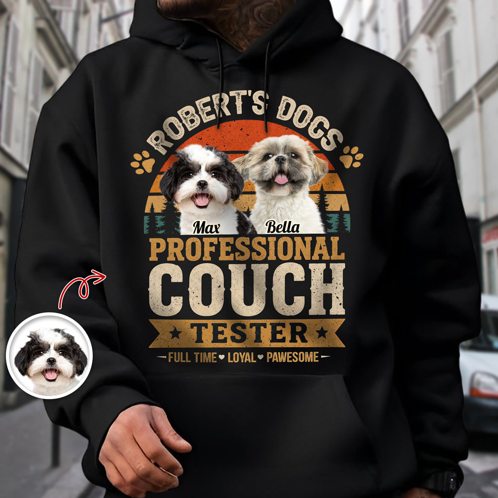 Personalized Professional Couch Tester Dark Shirt Gift For Dog Lovers HO82 902442