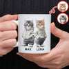 Custom Photo And Name Cat White Mug For Cat Pet Lovers HA75 897598