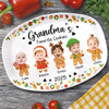 Custom Photo Grandma's Favorite Cookies Platter Christmas Gift For Mom And Grandma CH07 896184