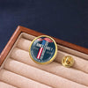 Custom Family Name Blessing God Country Cross USA 250 Years of Blessing 1776–2026 Lapel Pin LM32 899681