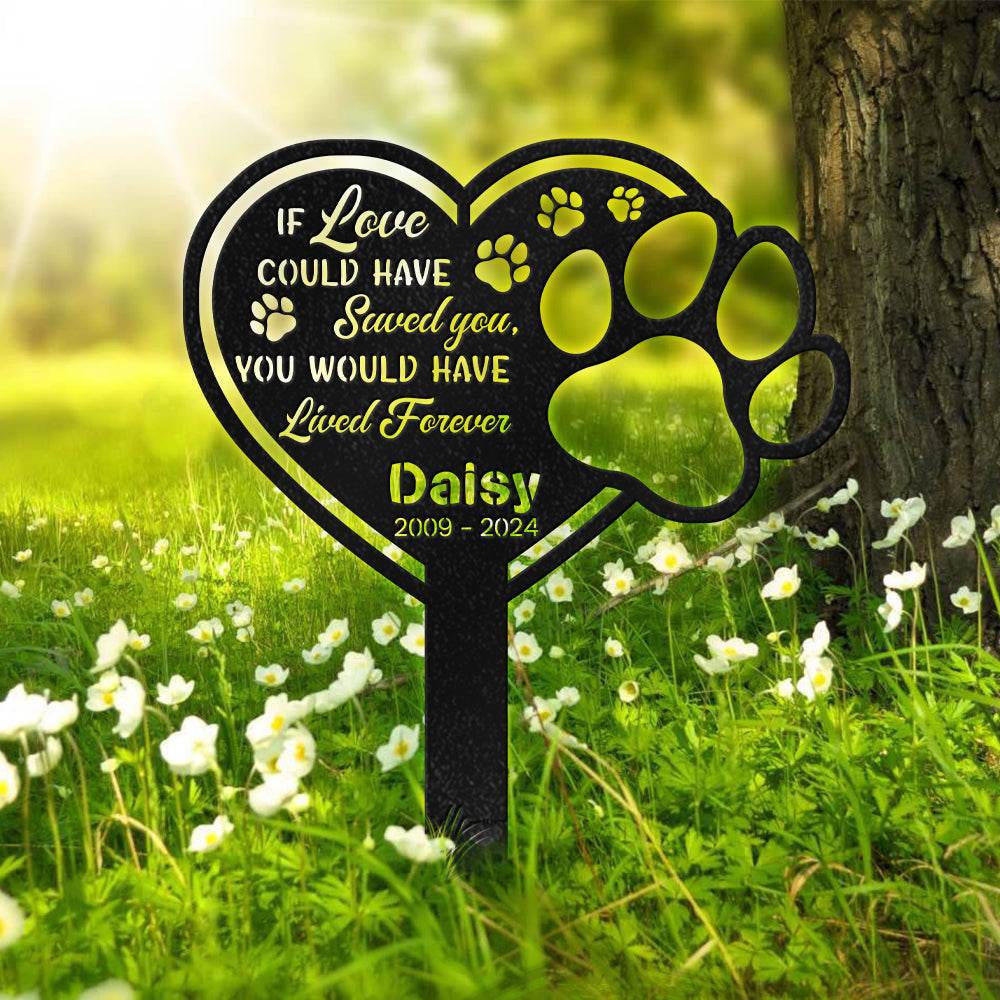 No Longer By My Side But Forever In My Heart Memorial Garden Stake Personalized Gift TH10 891629