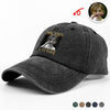 Custom Photo Look Who's A Senior Washed Denim Baseball Cap - Back To School Gift CH07 180318