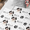 Custom Photo And Name On Quilt Blanket For Dog Lover LM32 897303