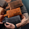 Personalized Dad And Kids Names Engraved Leather Toiletry Bag HO82 894194