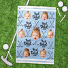 Custom Baby Photo Best Dad Ever For Golf Loving Golf Towel LM32 893577