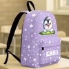 Personalised Cartoon Penguin Raccoon Animals Name Backpack - Birthday Back to School Gift for Boys Girls HO82 902978