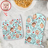Custom Face Kids Oven Mitt Mother's Day Gift For Mom, Grandma HA75 920696