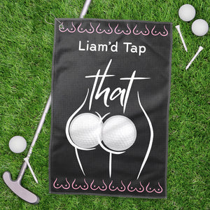 Personalised I'd Tap That Golf Towel Gift for Golf Lovers LM32 897671