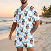 Personalized Pet & Family Photo Short Pajama Women's Sleepwear Gift HA75 921748