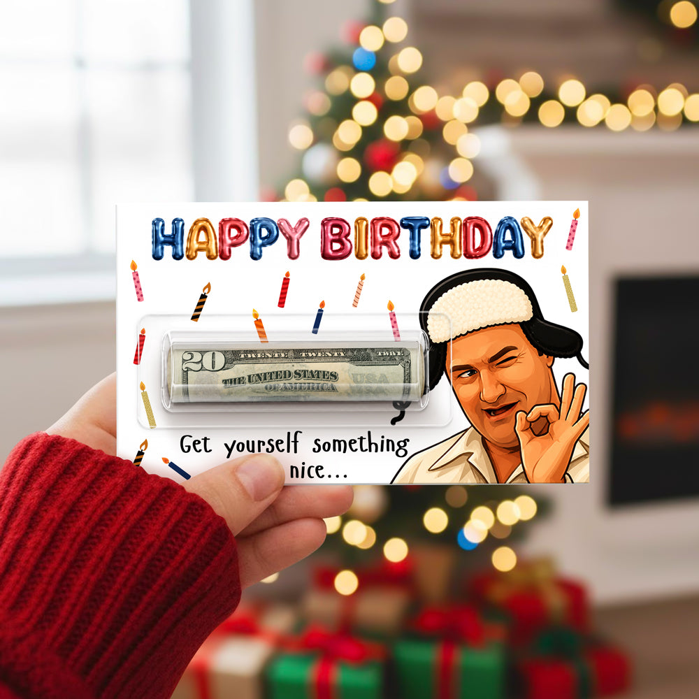 Funny Cousin Birthday Money Holder Card - Get Yourself Something Real Nice LM32 669991