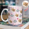 Custom Pet Photo Best Dog Dad, Mom Ever Print Full Mug - Gift for Parents, Father's Day LM32 669015