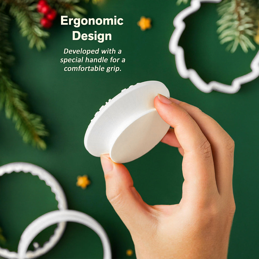 Personalized Custom Name And Christmas Icon Happy Holidays Cookie Stamp TH10 896835