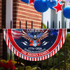 Custom Family Name 250 Years America Semiquincentennial Non-Pleated Fan Flag TH10 898017