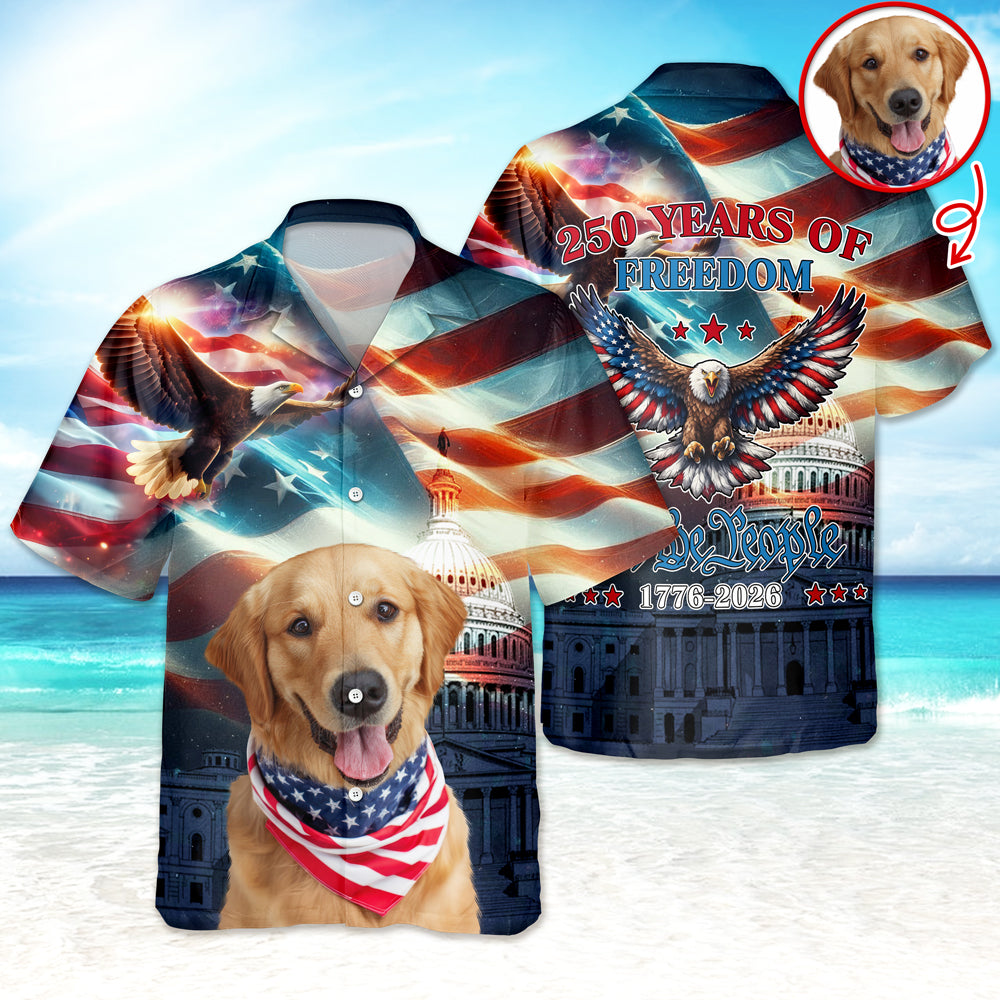 Custom Photo America 250 Years Of Freedom 1776 - 2026 Hawaii Shirt LM32 899067