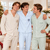 Personalized Text Cane Weave Pattern Pajamas - Gift For Family, Kids, Friends, Coworker HO82 903944