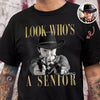 Custom Photo Look Who's A Senior Dark Shirt - Back To School Gift CH07 180270