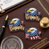 Personalized Patriotic US Flag Bald Eagle Acrylic Pin CH07 910990