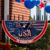 Custom Family Name Faith, Family & Freedom America 250 Years Patriotic Non-pleated Fan Flag HO82 901314
