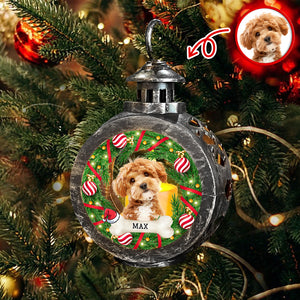 Custom Dog Photo Candlelight Lantern Ornament For Christmas HO82 894970