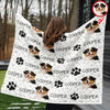 Custom Photo And Name On Quilt Blanket For Dog Lover LM32 897303