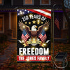 250 Years America Freedom With Eagles LED Garden Flag LM32 895821
