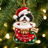Personalized Pet First Christmas Acrylic Ornament, Holiday Keepsake for Pet Lovers LM32 670017