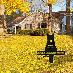 Always Loved And Missed Cat Memorial Garden Stake TH10 891561