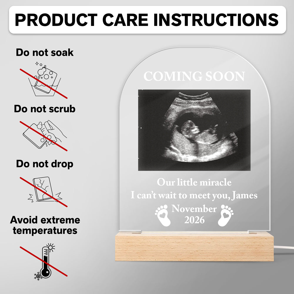 Custom Photo Baby’s Ultrasound LED Night Light TH10 171363