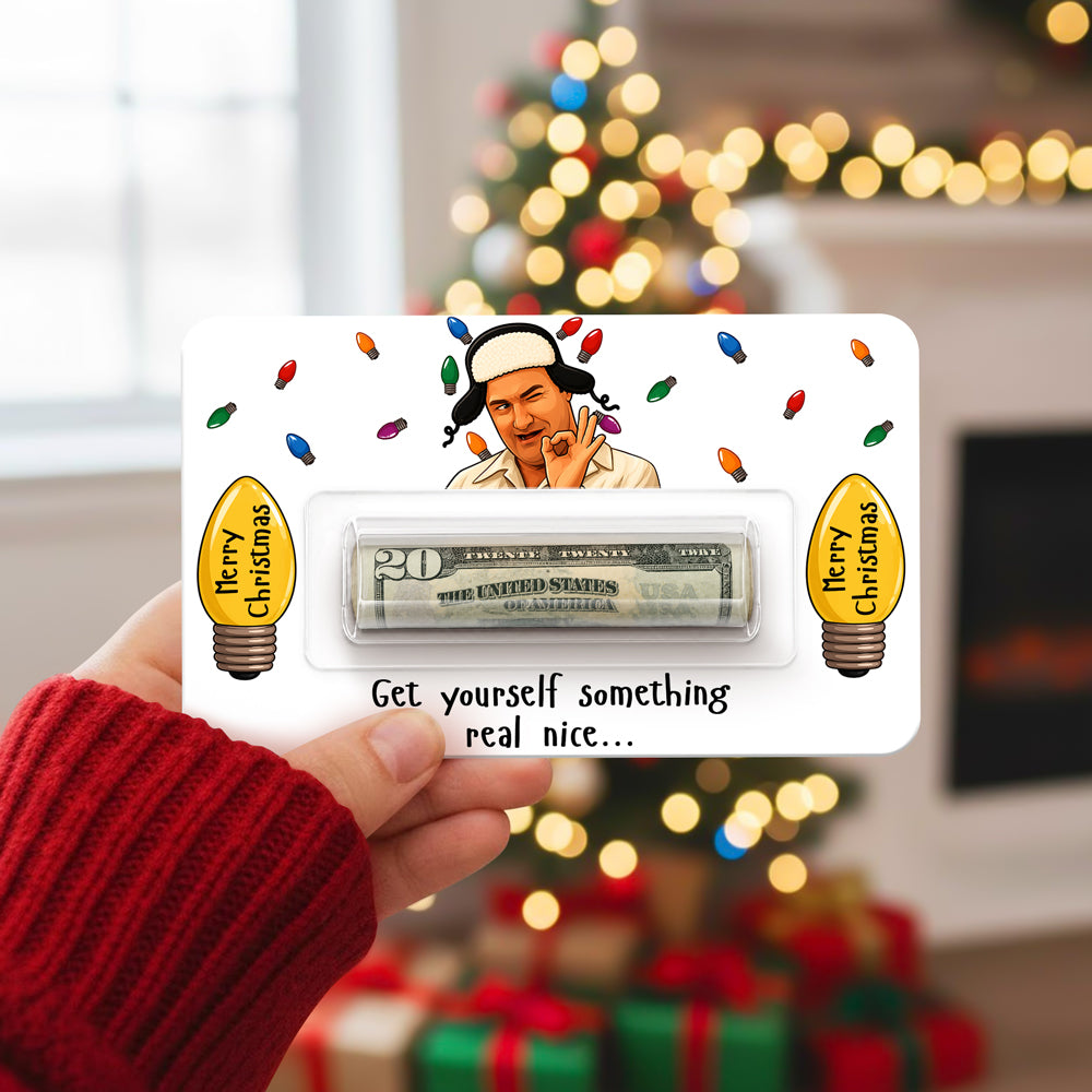 Cousin Eddie Money Holder Card – Funny Christmas Cash Gift Holder, Holiday Stocking Stuffer for Family & Friends LM32 669727