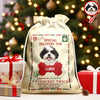 Custom Dog Photo Santa Sack Special Delivery Dog Christmas Gift Bag CH07 895760